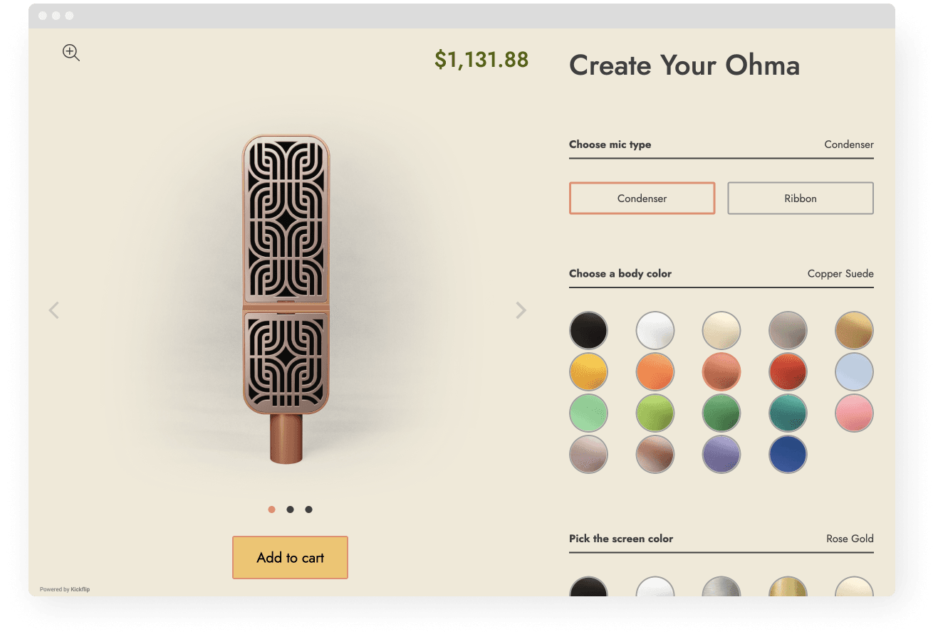 microphone customizer