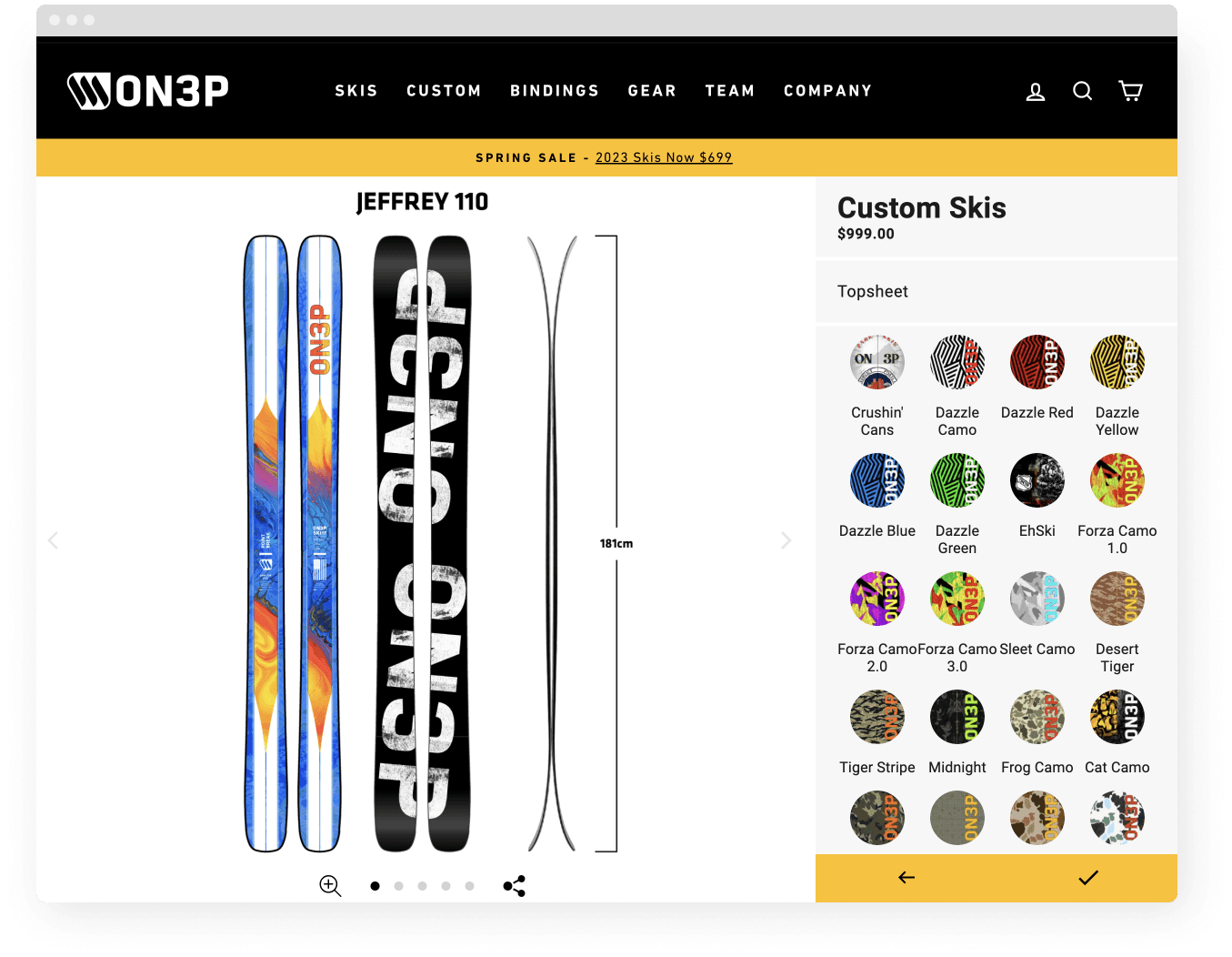 Ski Configurator