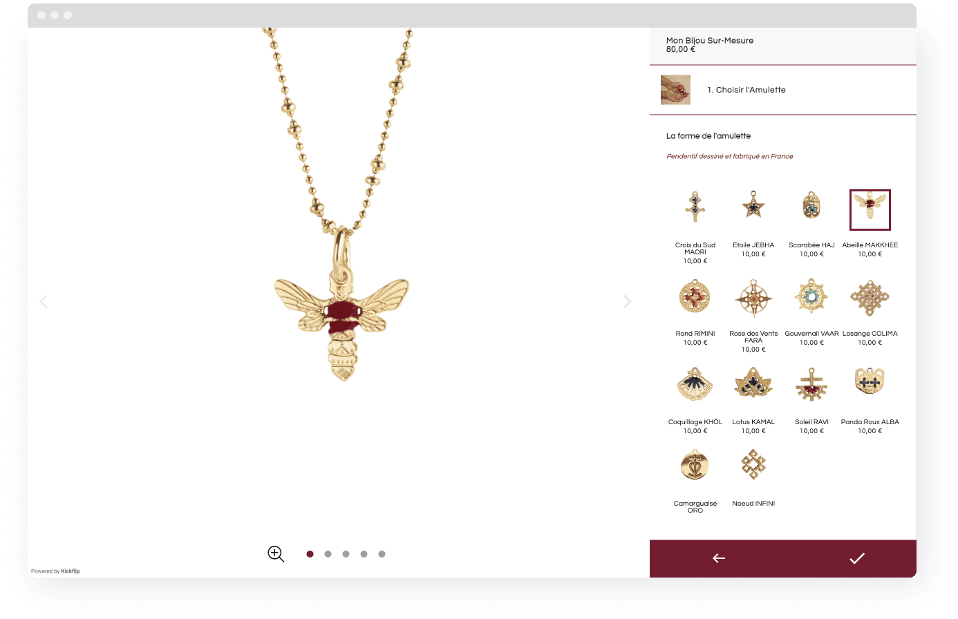 necklace customizer