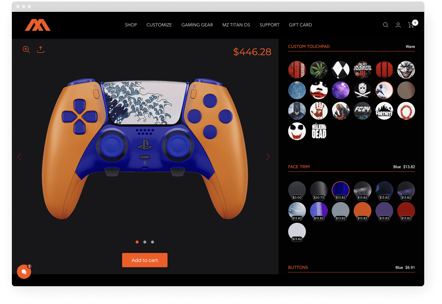 custom gaming controller