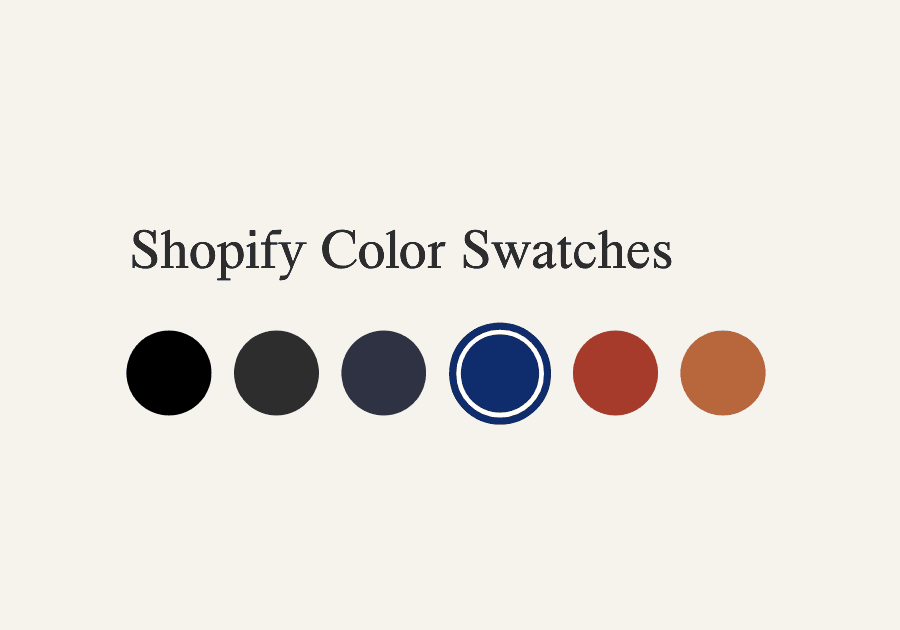 shopify color swatches